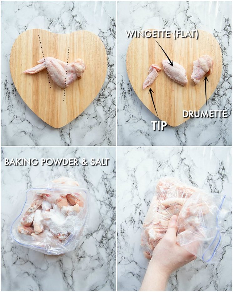 How to prepare chicken wings - 4 step by step photos