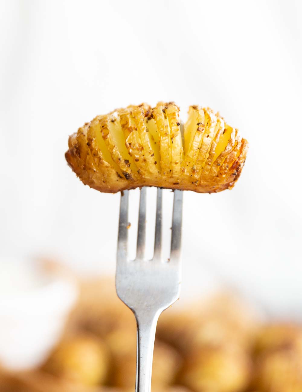 Mini Hasselback Potatoes Don't Go Bacon My Heart