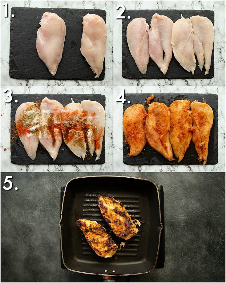 How to make Chipotle Chicken - 5 step by step photos