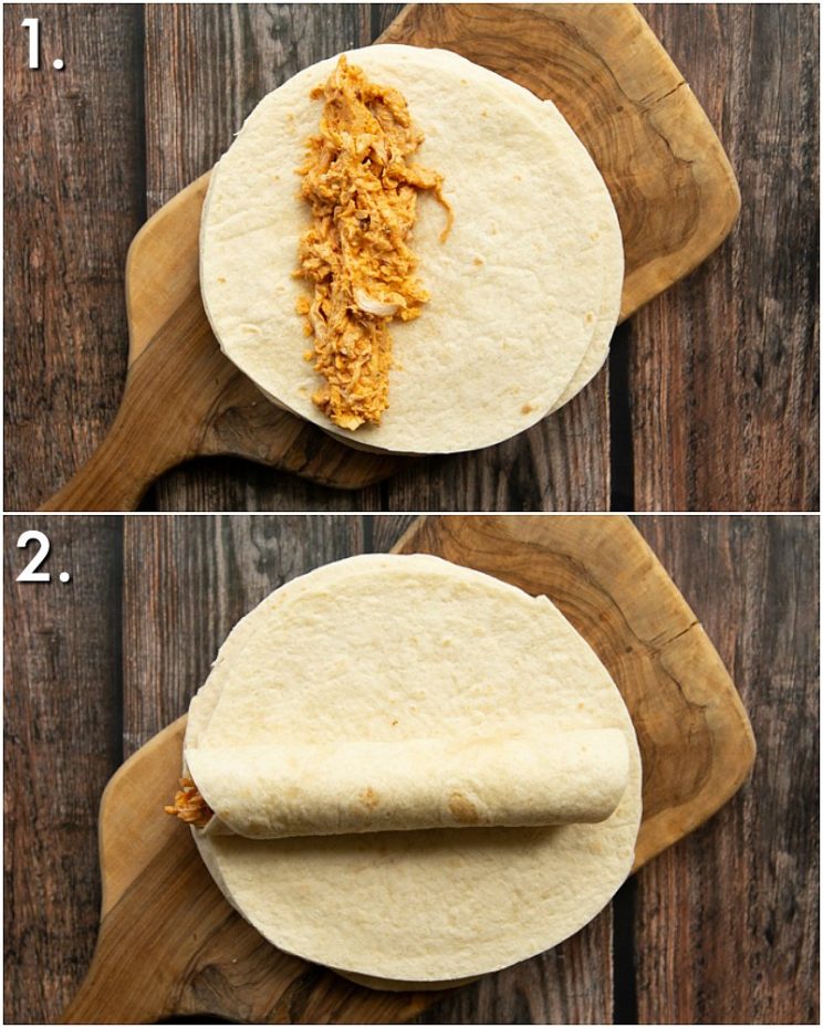 How to make taquitos - 2 step by step photos