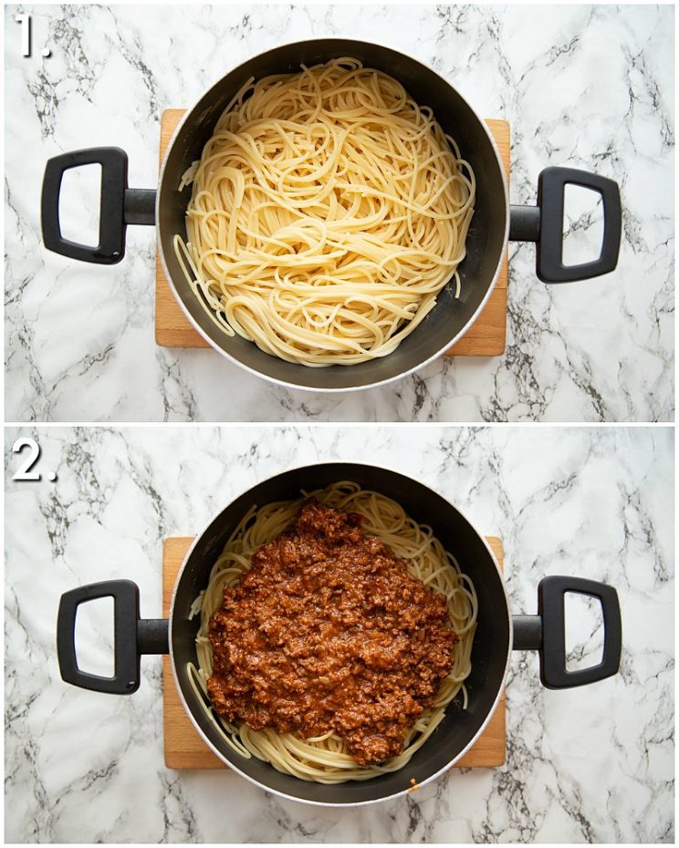How to make spaghetti sauce - 2 step by step photos