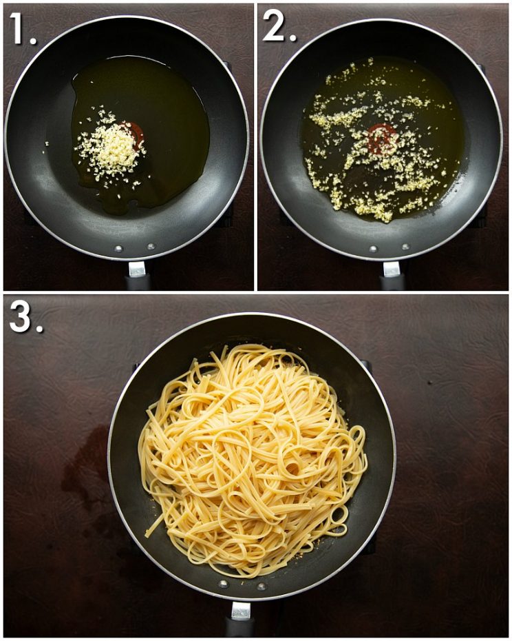 How to make bruschetta pasta - 3 step by step photos