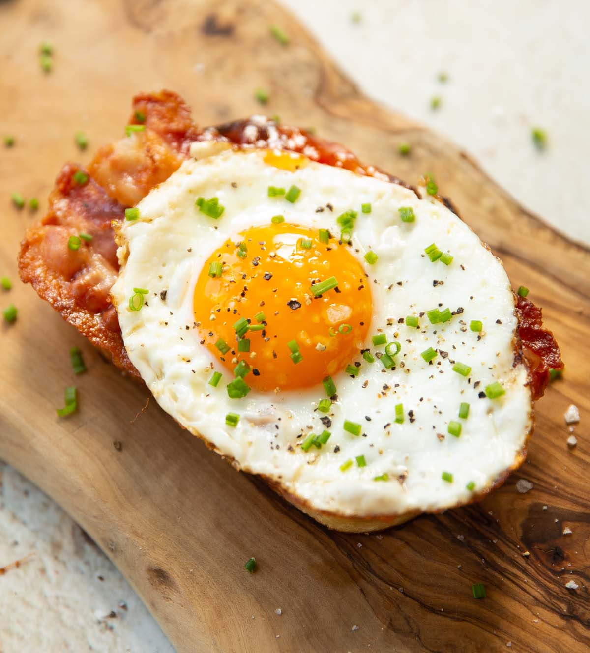 The Perfect Fried Egg on Toast