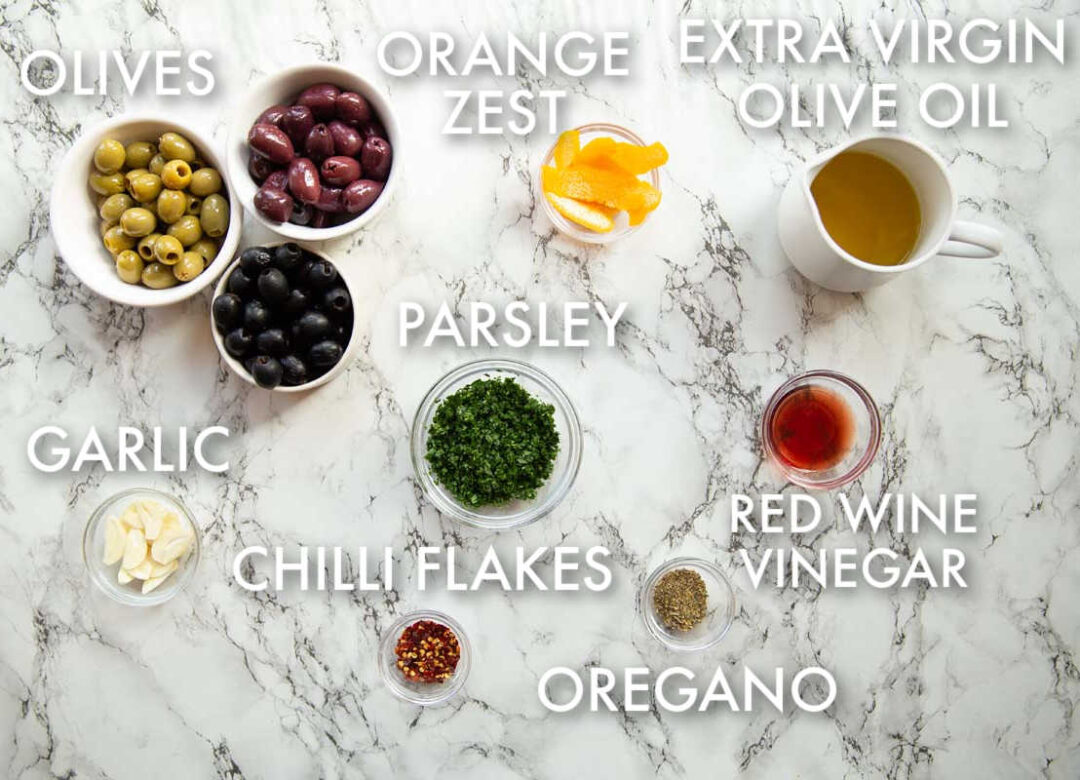 The Most DELICIOUS Marinated Olives Don't Go Bacon My Heart