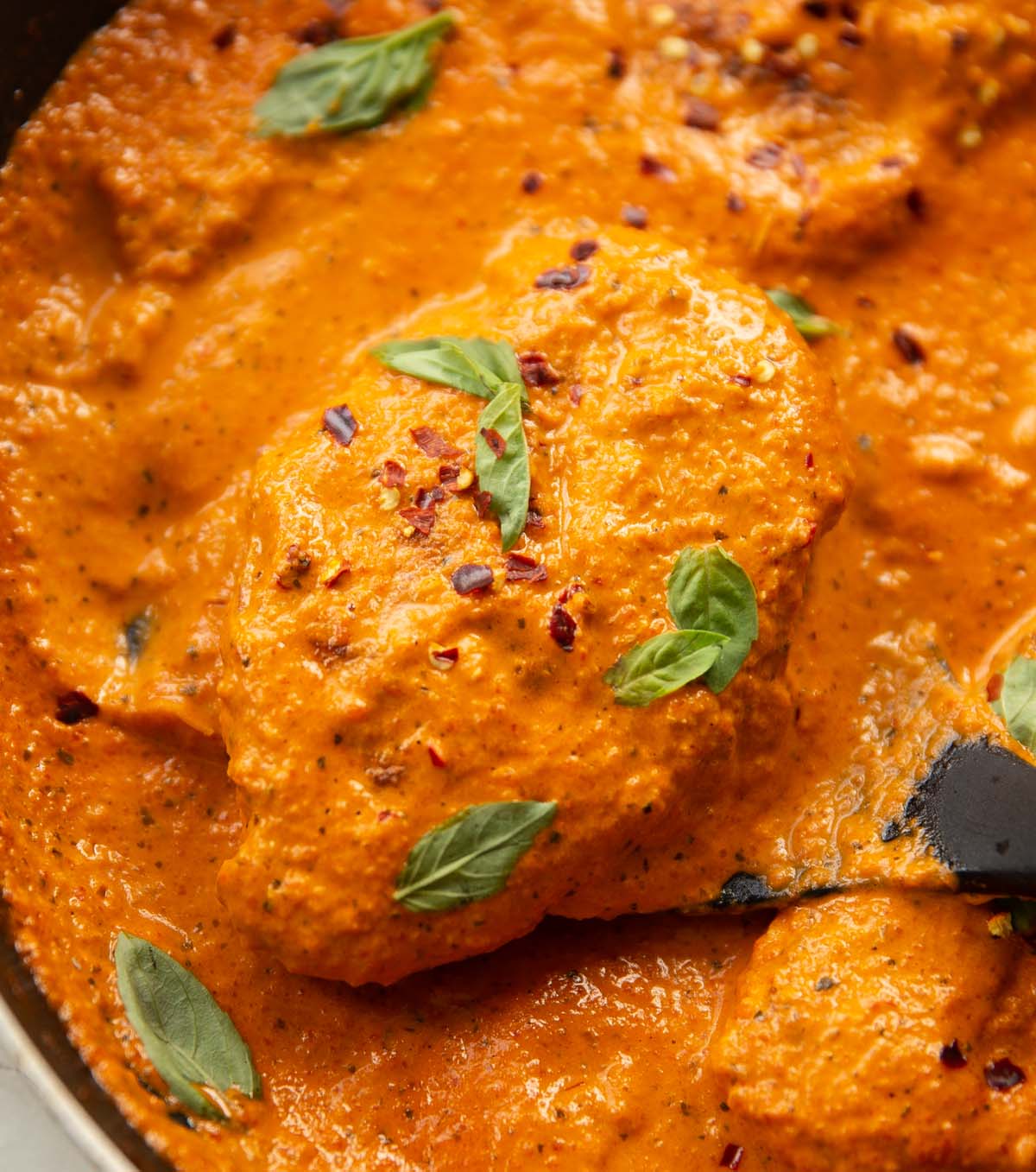 Roasted Red Pepper Drenched Chicken | Don't Go Bacon My Heart