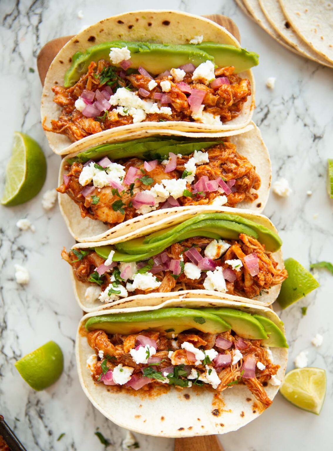 Slow Cooker Honey Chipotle Chicken Tacos Don't Go Bacon My Heart