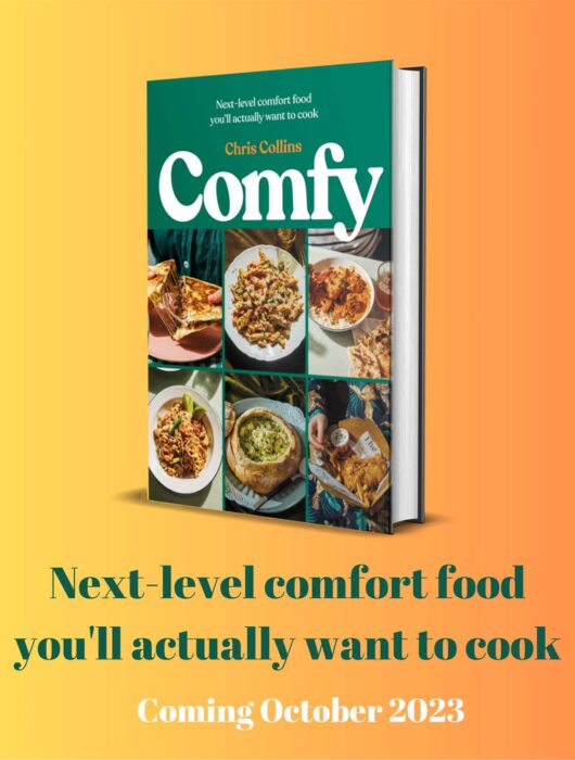 comfy cookbook front cover