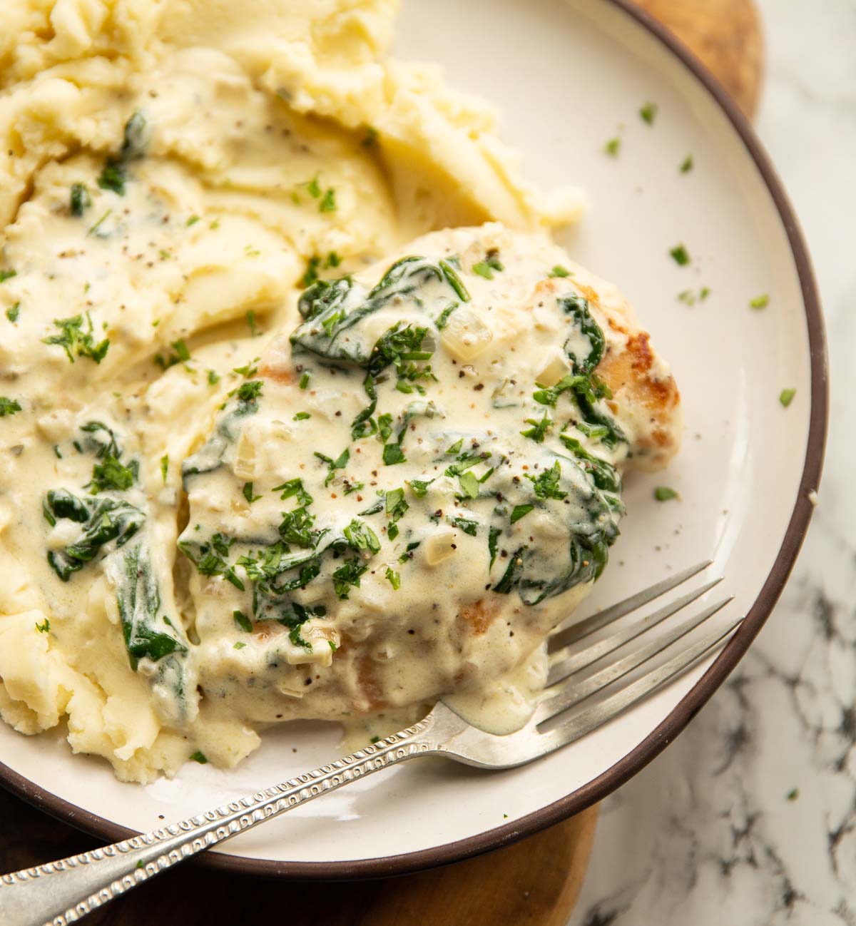 Boursin Orzo with Chicken • Salt & Lavender