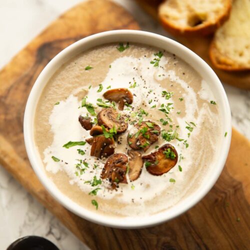 Creamy Mushroom Soup | Don't Go Bacon My Heart