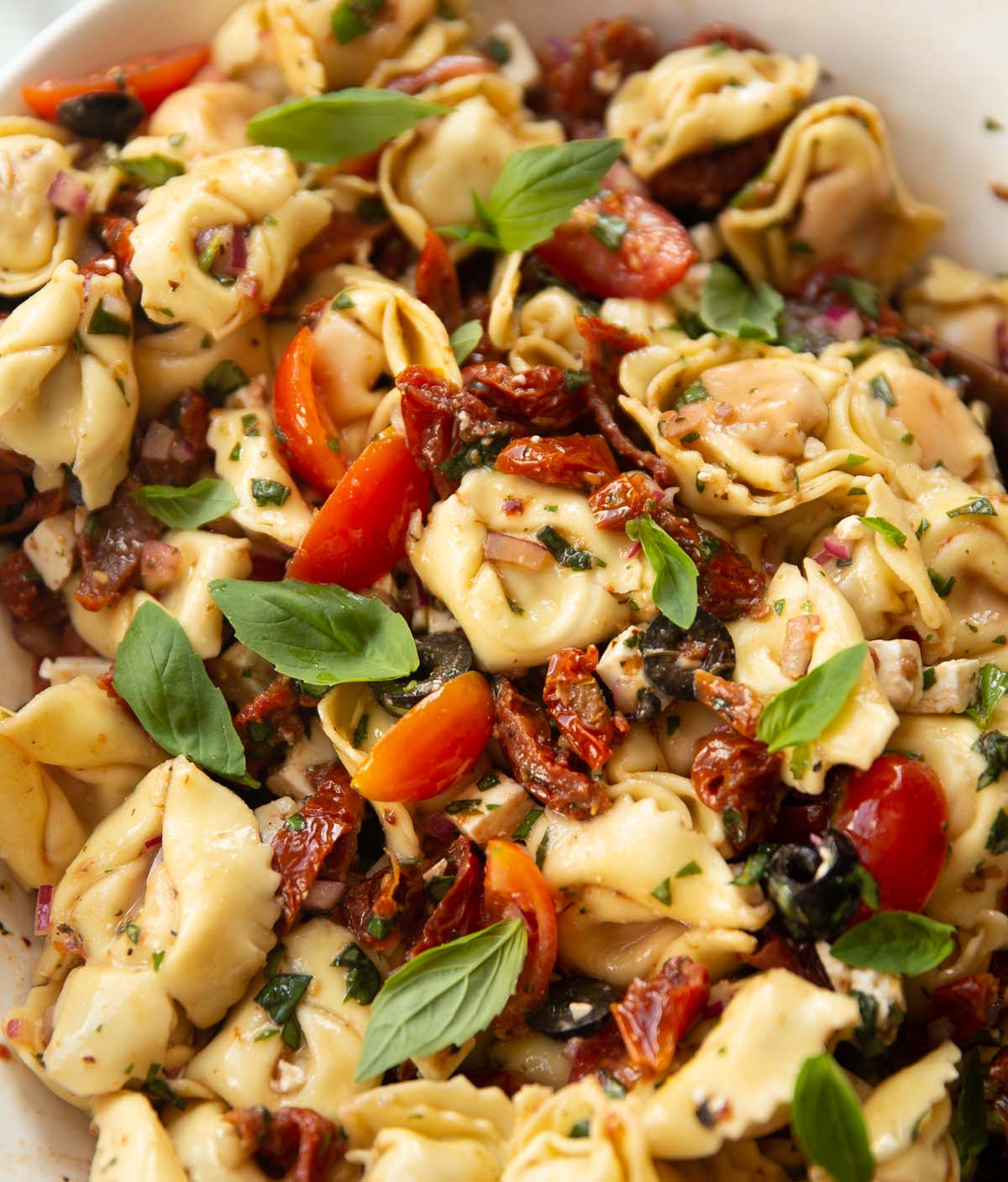 Sun Dried Tomato Tortellini Pasta Salad Don't Go Bacon My Heart