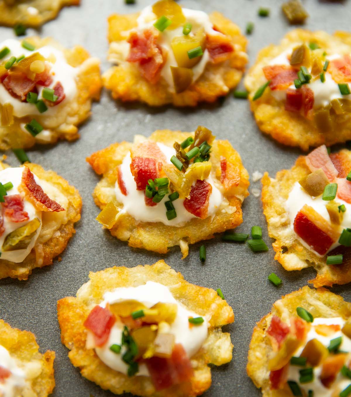 Loaded Smashed Tater Tots-image