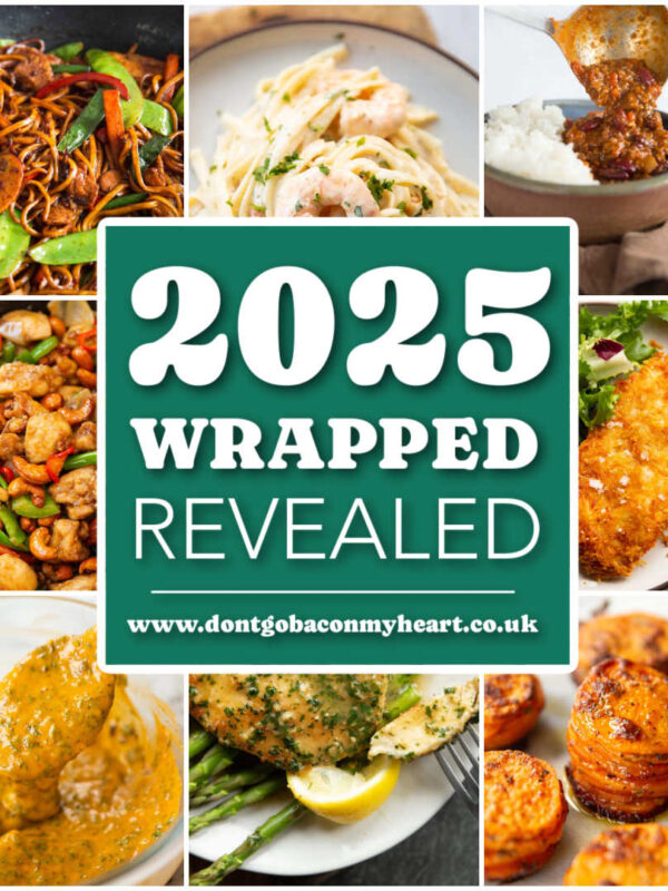 collage of dgbmh top 2025 recipes with text overlay